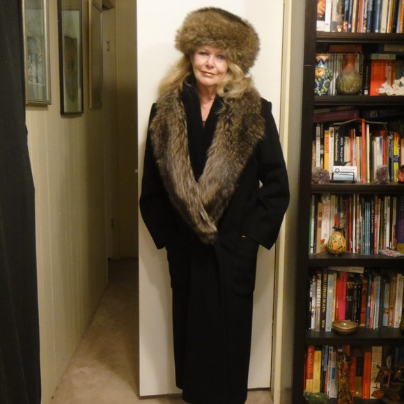 Vintage Don Anderson Silver Fox Russian Hat